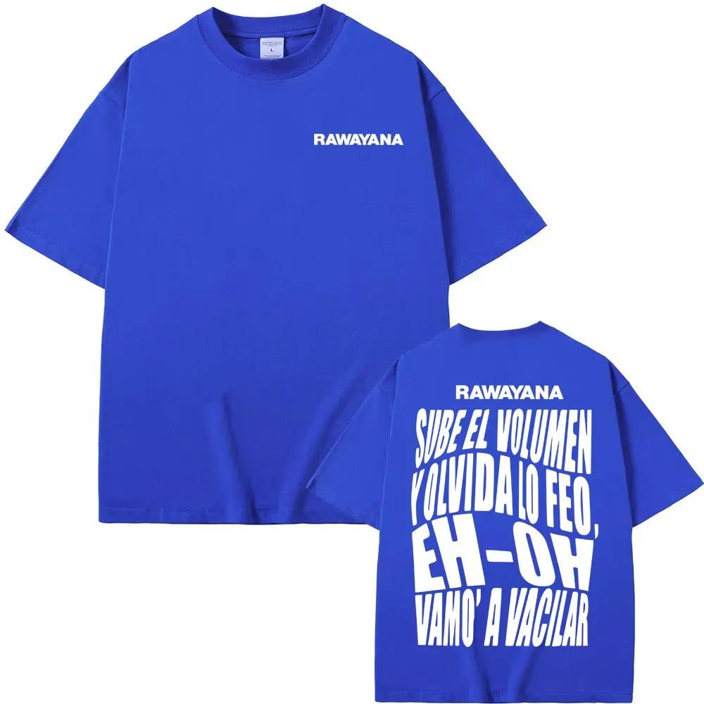 Rawayana Band Album Letter Printed TShirt Mens Harajuku Gothic Style High Street TShirt Summer Crew Neck 100 Cotton TShirt