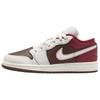 Jordan Air Jordan 1 Heaven's Perfect Match Low Top Vintage Basketball Shoes Unisex Burgundy IR7600-211(Team1841-SBOX)