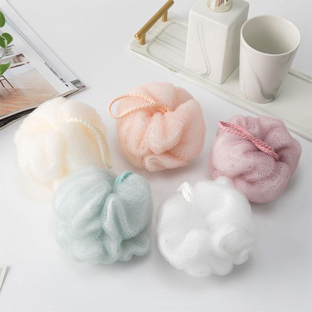 

5PCS Mesh Flower Shower Sponge - Bath Ball Scrubber for Body Cleaning
