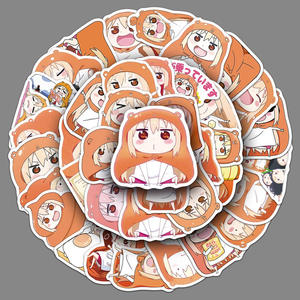 50 Graffiti Stickers Personalized Cartoon Japanese Comic Decoration Mobile Phone Water Cup Notebook Stickers