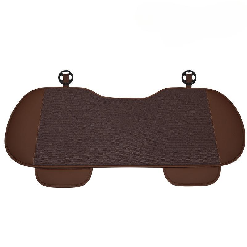 New Car Seat Cushion Four Seasons Universal Cotton and Hemp Office Chair Comfortable Dual Use Backless Car Seat Cushion