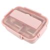 Lunch Box 4 Compartments Design 304 Stainless Steel Matching Tableware Portable Lunch Containers