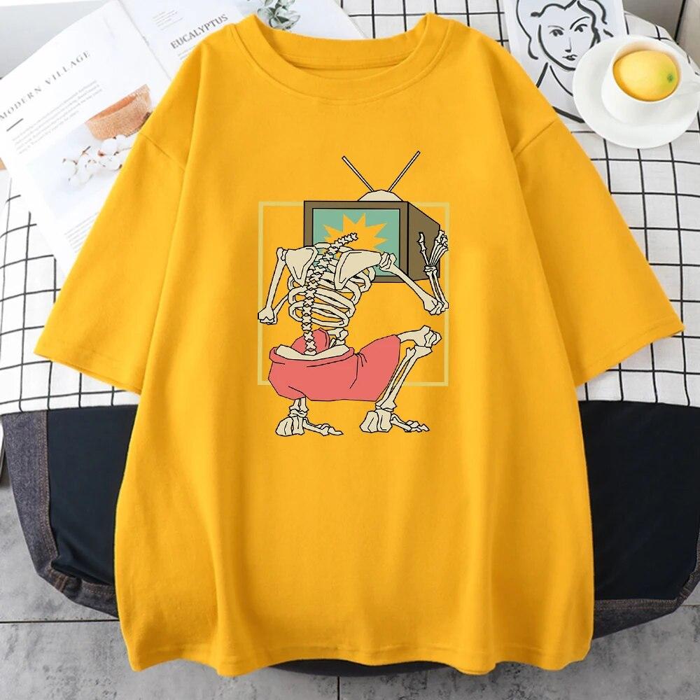 

Увлекательные хлопковые футболки унисекс с мыльной оперой, дышащие большие уличные топы в стиле хип-хоп с короткими рукавами, футболка унисекс с круглым вырезом, одежда 3XL