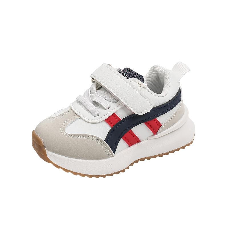 New Autumn Children's Sneakers, Boys' Athletic Shoes, Girls' Leather Running Shoes, Baby Walking Shoes