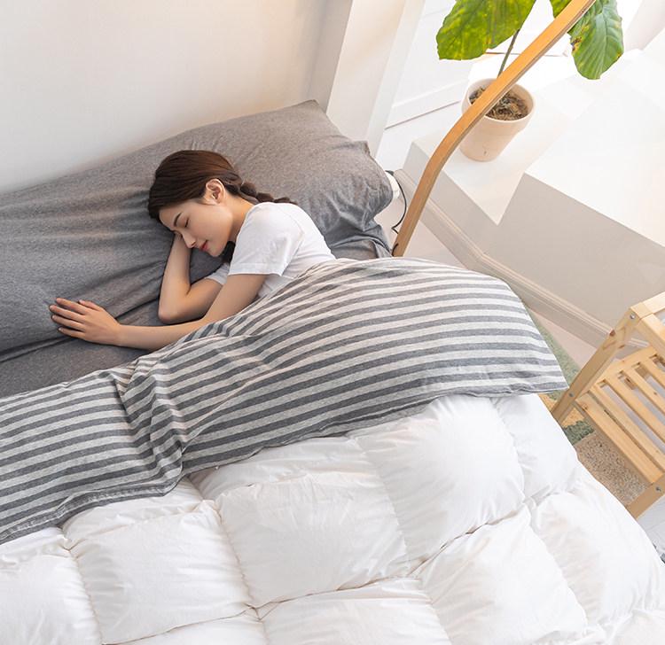 All-Cotton Stain-Proof Travel Sleeping Bag and Portable Duvet Cover