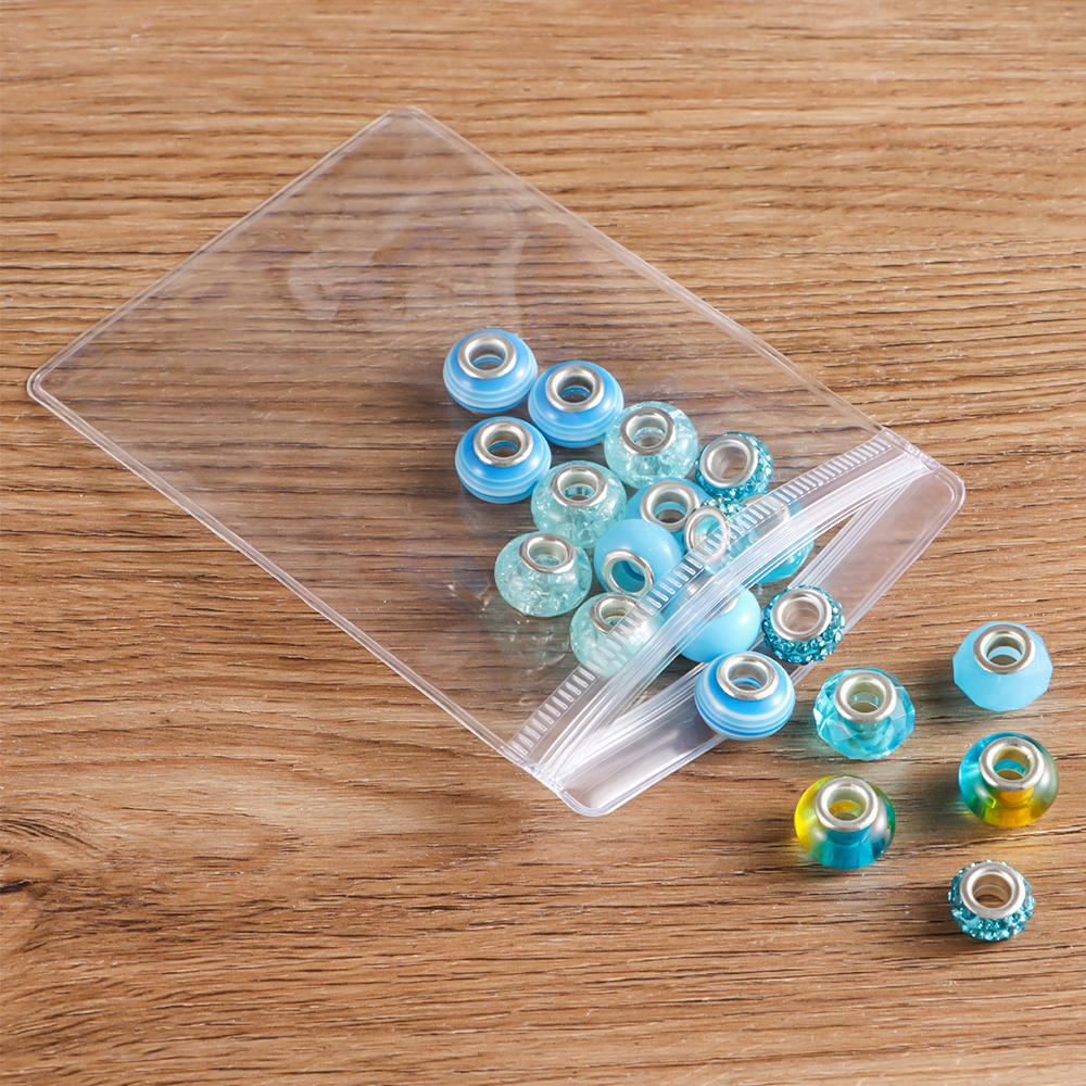 Use Storage Pouches Necklace Bracelet Ring PVC Plastic Self Sealing Bag Jewelry Bag Zip Lock Bags