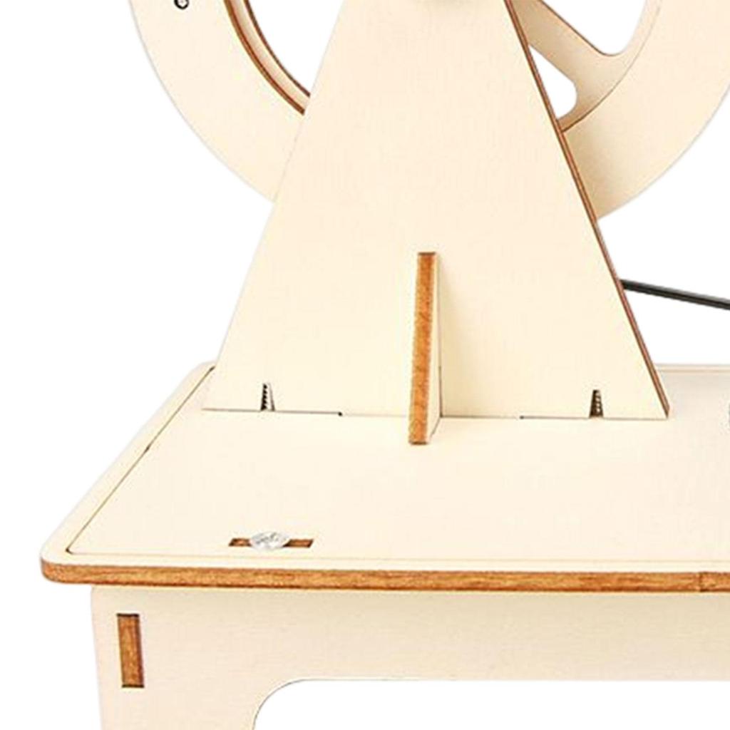 Wooden Science Kit Experiment Project Educational Stem Building Toy Hand Generator for Boy Girls