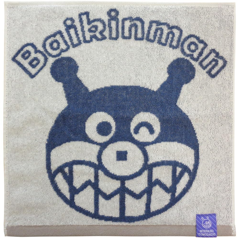 Kusubashi Mon Ori Anpanman Jacquard Towel BIG Baikinman Guest Towel Baikinman [A-90489-51-W]