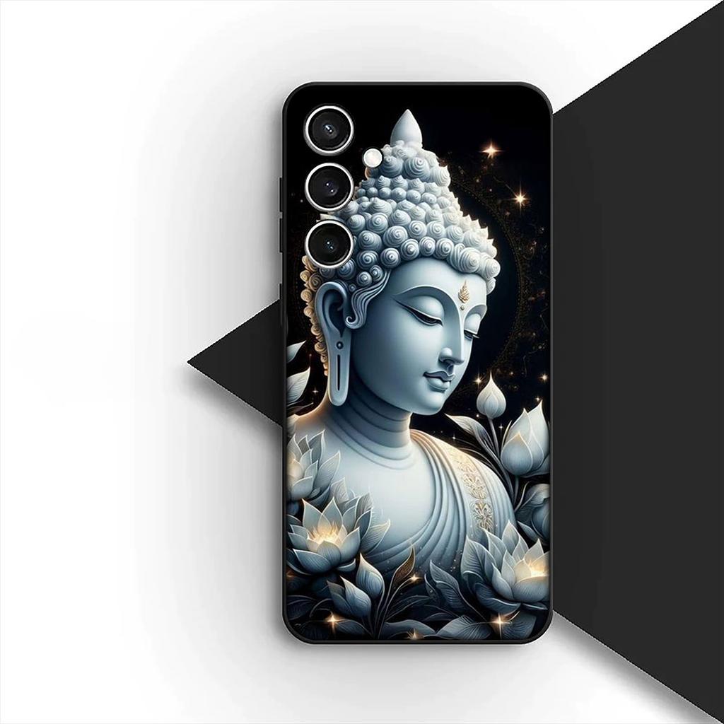 Housse en Silicone Lord Bouddha pour Samsung Galaxy S25 S24 S23 FE Ultra Plus S7 Edge S25+ S24+ A56 5G + Coque de Téléphone