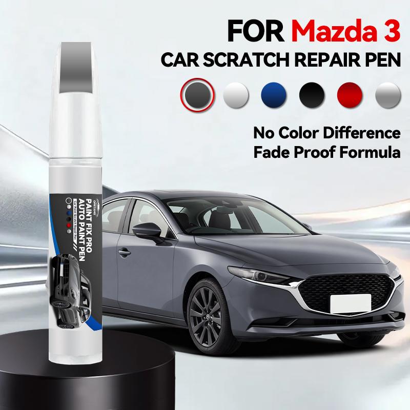 Fahrzeug zur exklusiven Nutzung Für Mazda 3 2003-2025 BK BL BM BP Lackreparaturstift Touch-Up Kratzerentferner DIY Autozubehör Schwarz