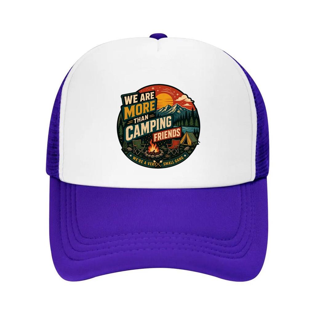 Retro Camping Friends Adventure Quot Mesh Baseball Cap Casual Hat Outdoor For Womens Unisex FeUnisex
