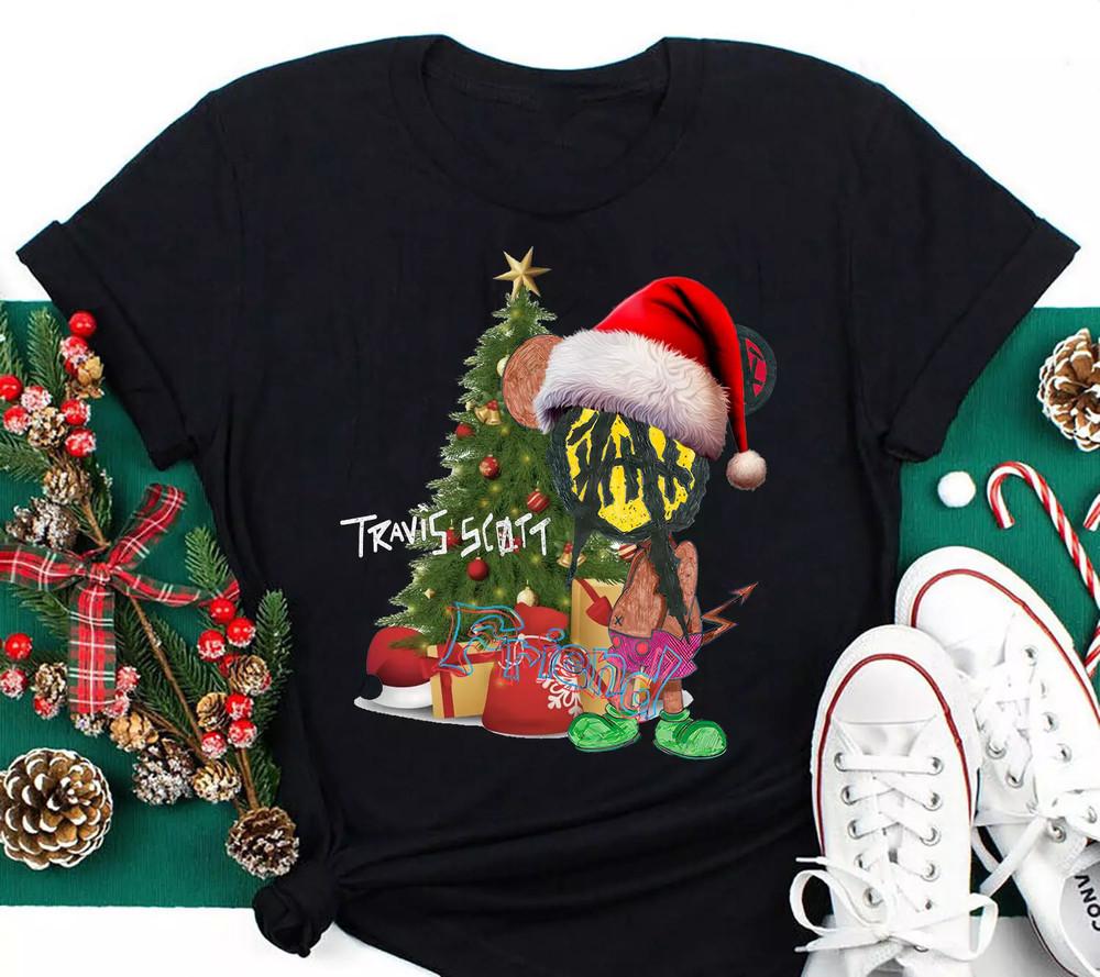 

Travis Scott Rapper Gift For Fan Christmas Friend T Shirt Full Size SXL Unisex T-Shirt M
