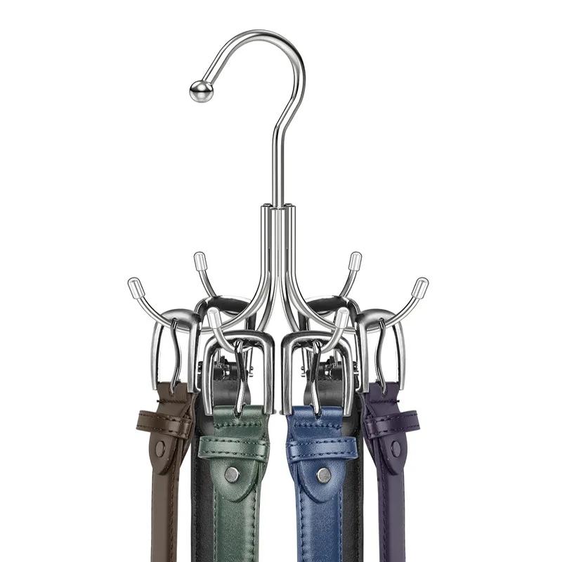 Rotatable Hanger Bra Organzier for Closet Large Capacity Sport Bra Holder Metal Space Saving Closet Organizers and Storage