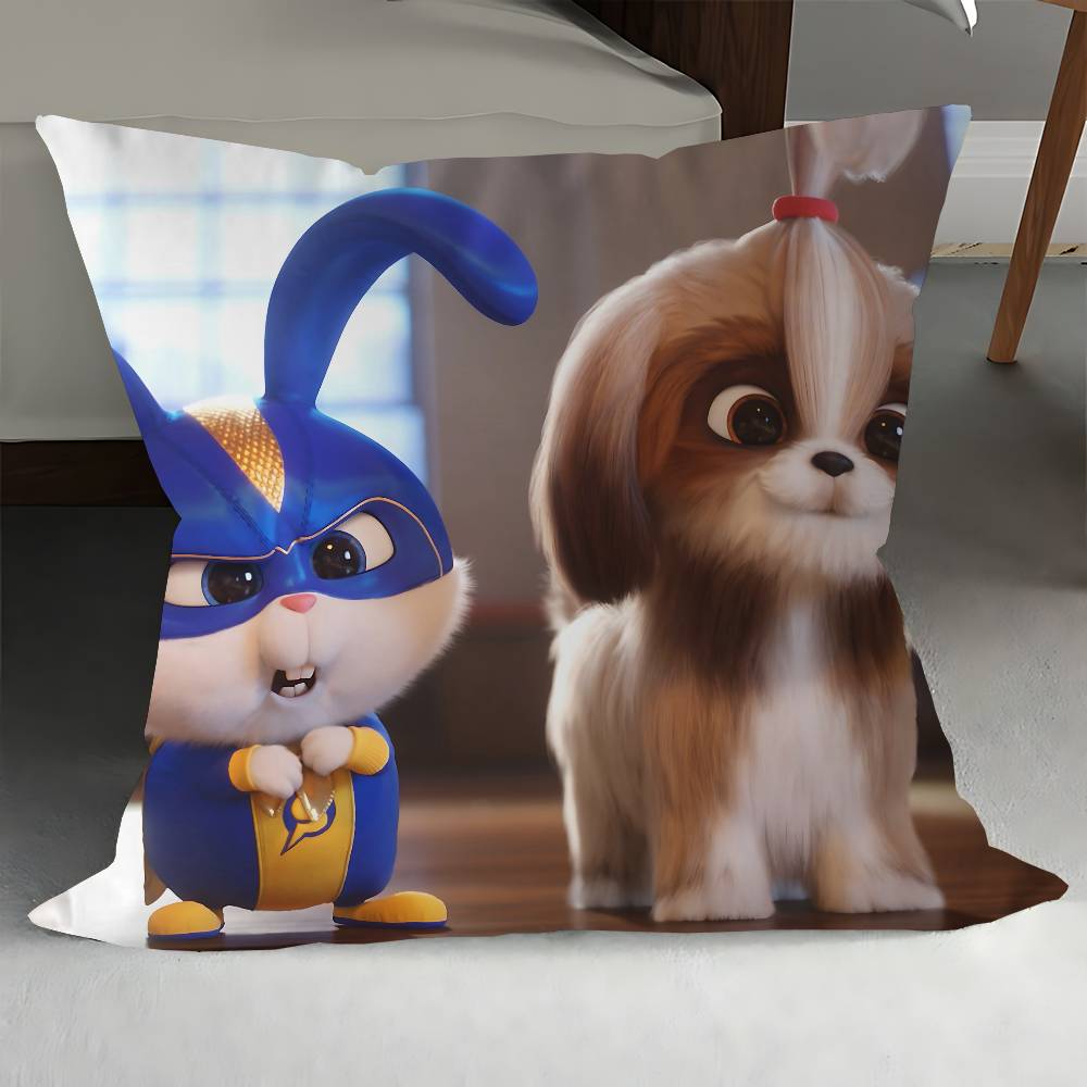 The S-Secret Life Of Pets Pillow Gift Home Office Decoration Bedroom Sofa Car Cushion Cover Case 45x45