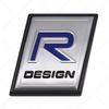 AALK1 3D Metal Chrome R-Type AWD Badge Swedish Flag Moose Emblem Sticker for Volvo V40 XC60 XC90 C30 V60 - Auto Trunk/Fender Exterior
