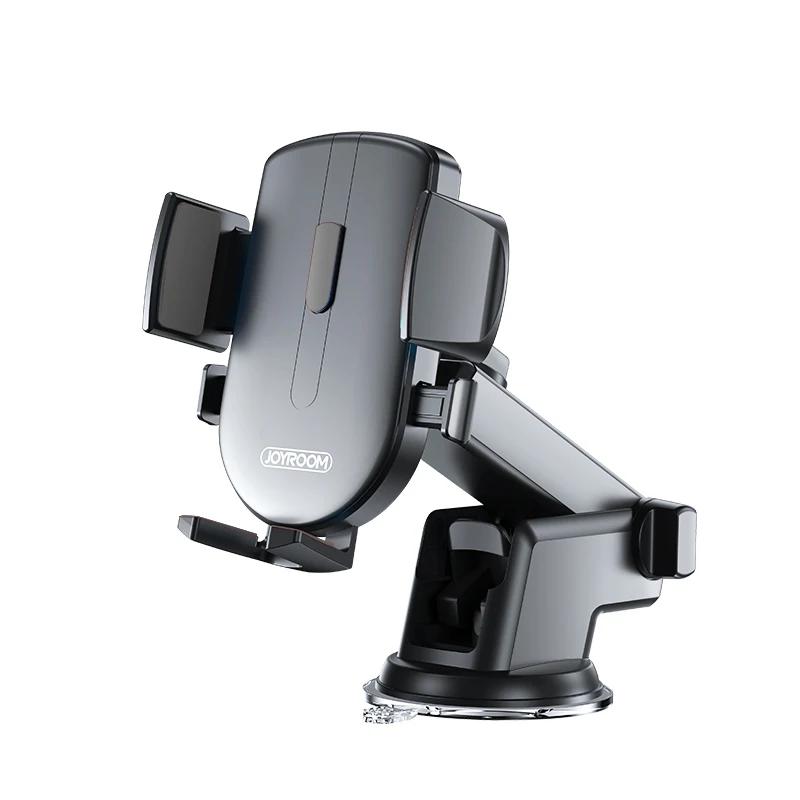 Joyroom Car Phone Holder Stand 360 Rotation Windshield Gravity holder Strong Sucker Dashboard Mount Support For Phone in Car чёрный