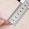 Stainless Steel Precision Rulers Double Sided Carpentry Positioning Limit Block Measuring Woodworking Marking Gauge 15/20/30cm