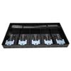 Metal Clip Cash Drawer Insert Tray Waterproof Money Tray Storage Currency Storage Box  Office Use