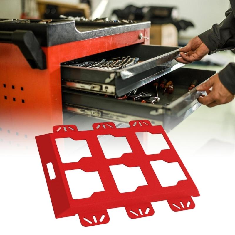 Packouts Wall Mount Metal Mounting Base Storage Toolboxes on Wall or Floor Half Width Plate for Tool Organization