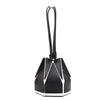 Versatile Lady Foldable Messenger Bag Contrast Color Personalized Design Drawstring Small Tote Solid Color Anti-splash Water