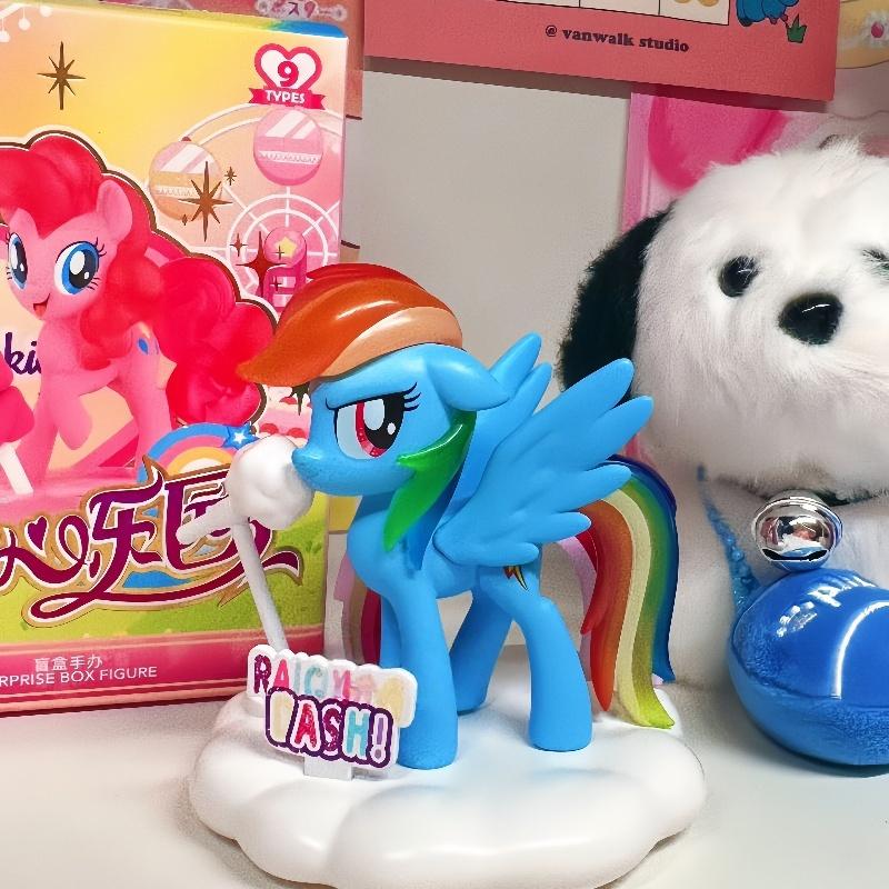MINISO Little Pony Sweetheart Paradise Serie Blind Box Spielzeug Pinkie Pie Rarity Applejack Fluttershy Modell Überraschungsgeschenk