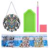 2D Flat DIY Irregular Shaped Drilling Diamond Painting Clock Pendant 5D Hanging Clock Art Craft for Living Room Decoration