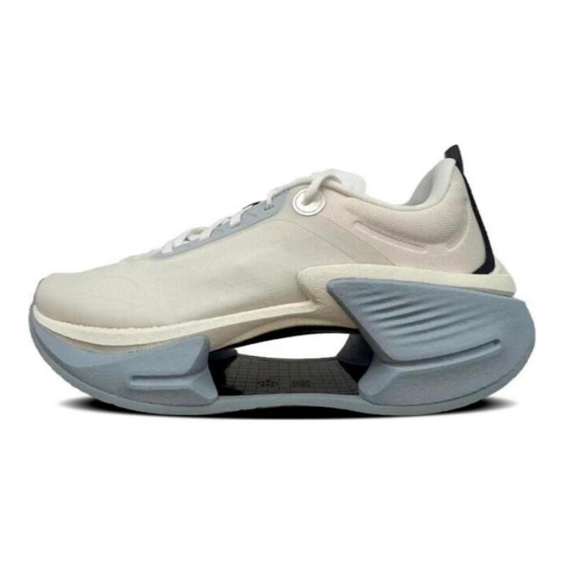 Li-Ning Jueying 3 ESSENTIAL Low Top Women Running Shoes Beige Blue ARRU006-8 38