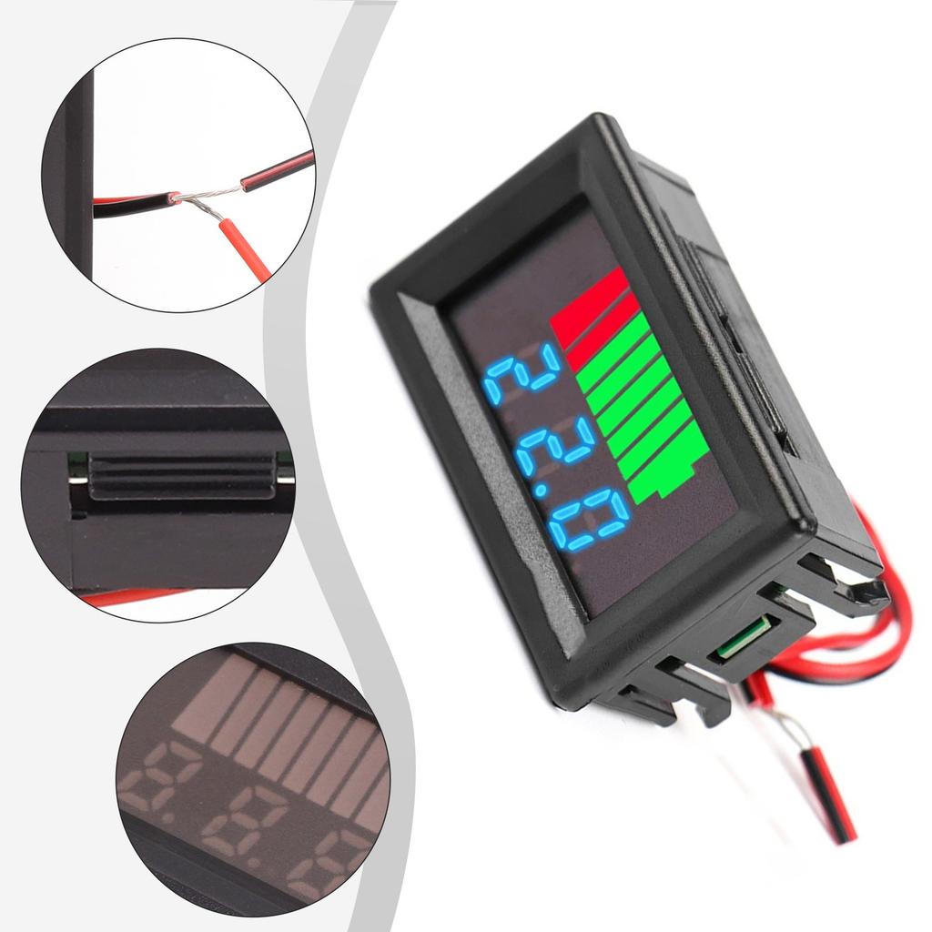 Power Meter Battery Charge Indicator Lithium Battery V