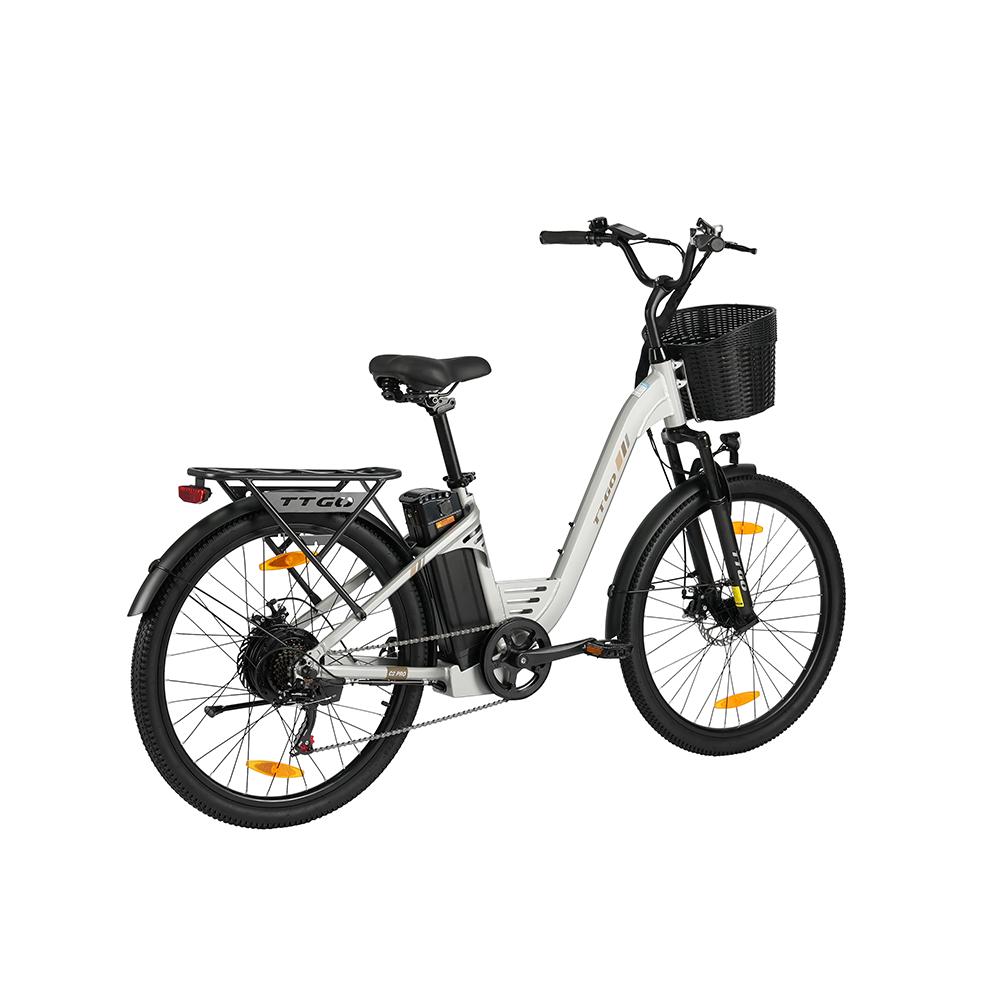TTGO C2 PRO Commuter Electric Bike,36V 18Ah Battery, Shimano 7-Speed