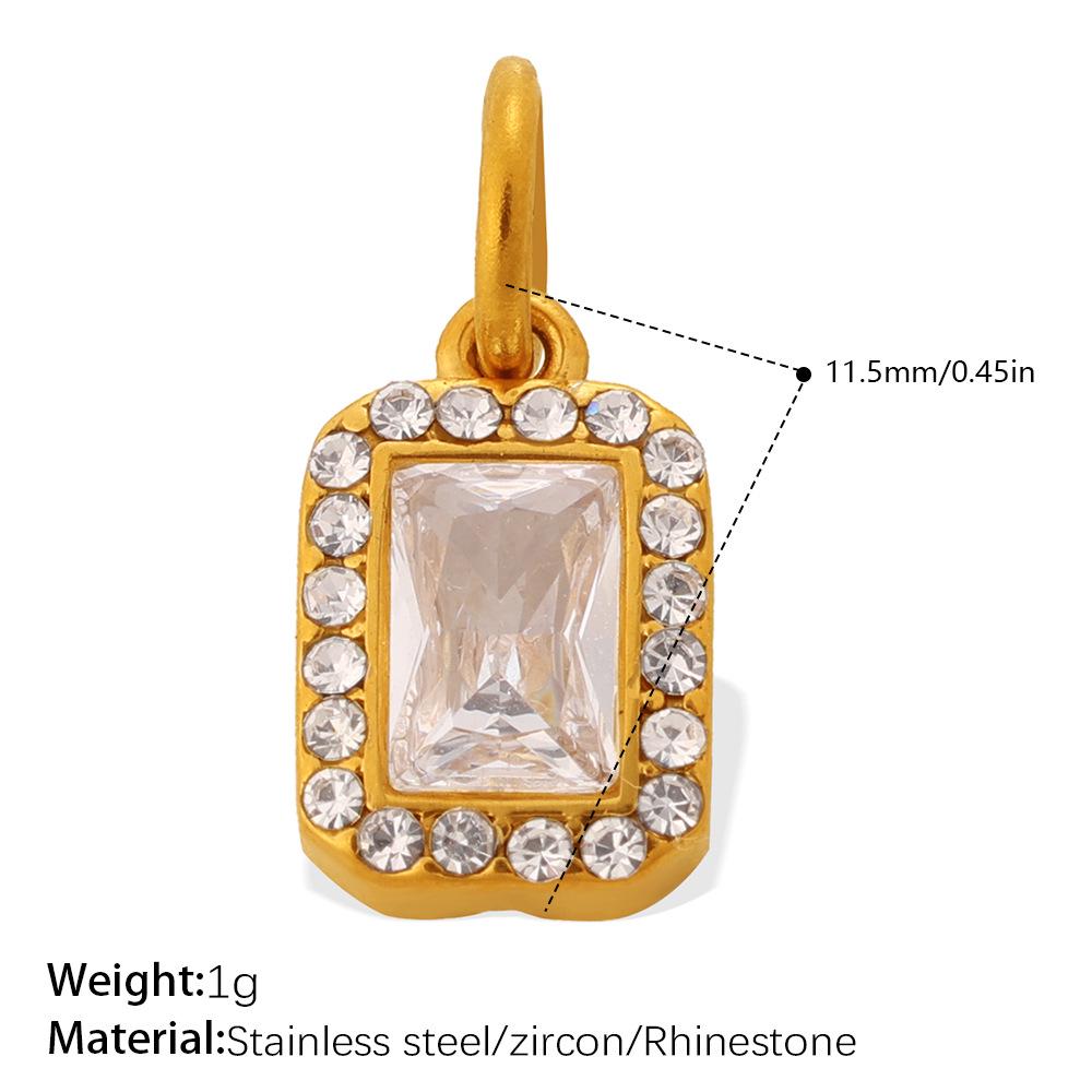European & American Cross-Border Rhinestone Pendant - Luxury Retro Musical Note Guitar Ornament