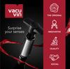 Officially imported vacu vin swirling carafe (crystal glass) with rotating cork base