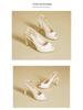 Stiletto Platform Peep-toe Backless Sandals 2025 - Women's Summer High-Heels
