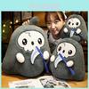 Skull Reaper Plush Toy Halloween Soft Stuffed Animal Decorative Doll Gift
