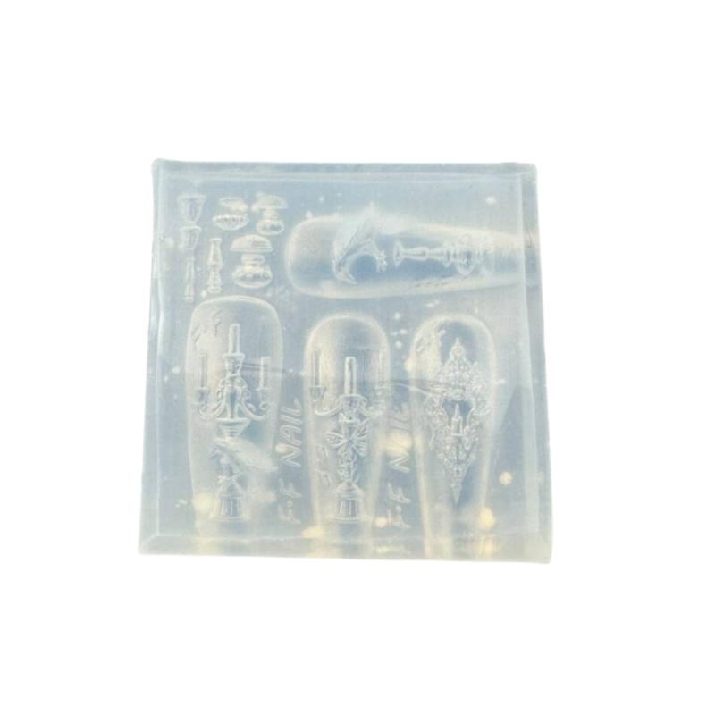 1Pc 3D Butterfly Silicone Nail Art Template DIY Design Decorated Manicure Art Mould Tools for Nail Decoration