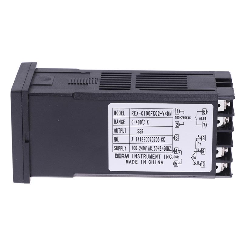 100-240Vac Pid Rex-C100 Sıcaklık Kontrol Cihazı Ssr-40A Termokupl