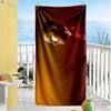 Soccer Player Uniform. Beach Towel Quick-Dry Soft Microfiber Comfortable Lightweight