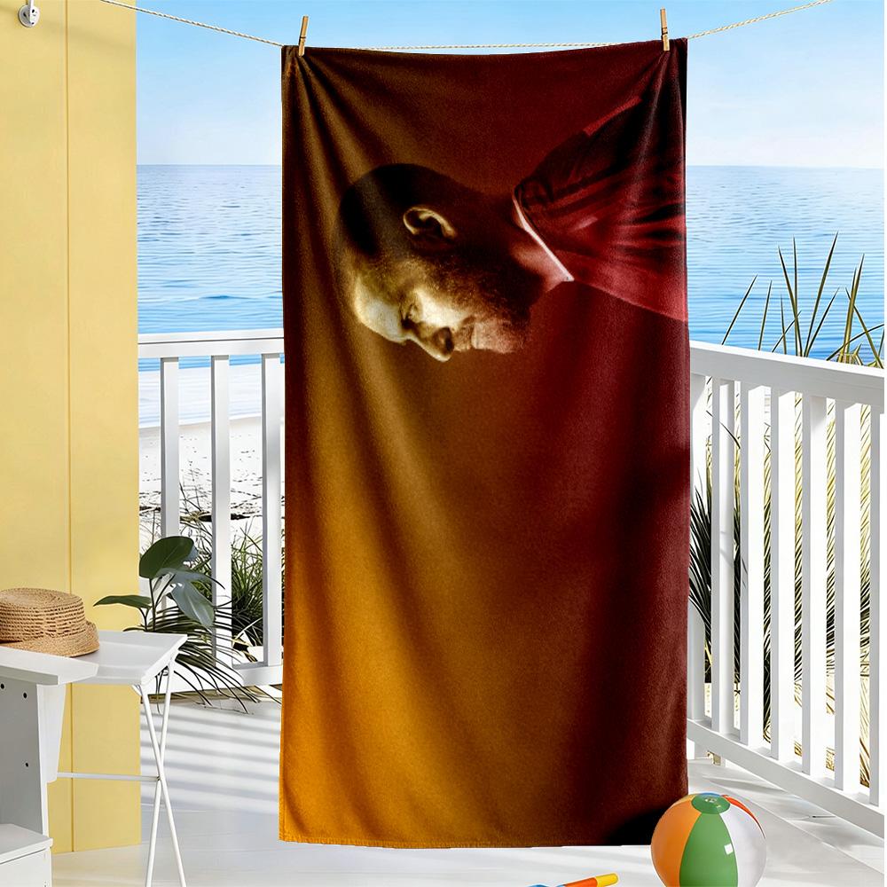 Soccer Player Uniform. Beach Towel Quick-Dry Soft Microfiber Comfortable Lightweight