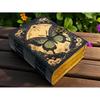 Butterfly Leather Grimoire Journal – Witchy blank Spell Book with journal for her
