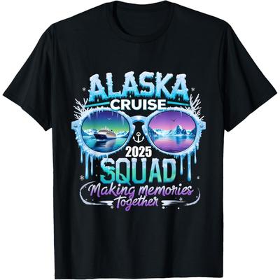 Alaska Cruise Squad 2025 Vacation Ice Theme Gift T-Shirt(1)