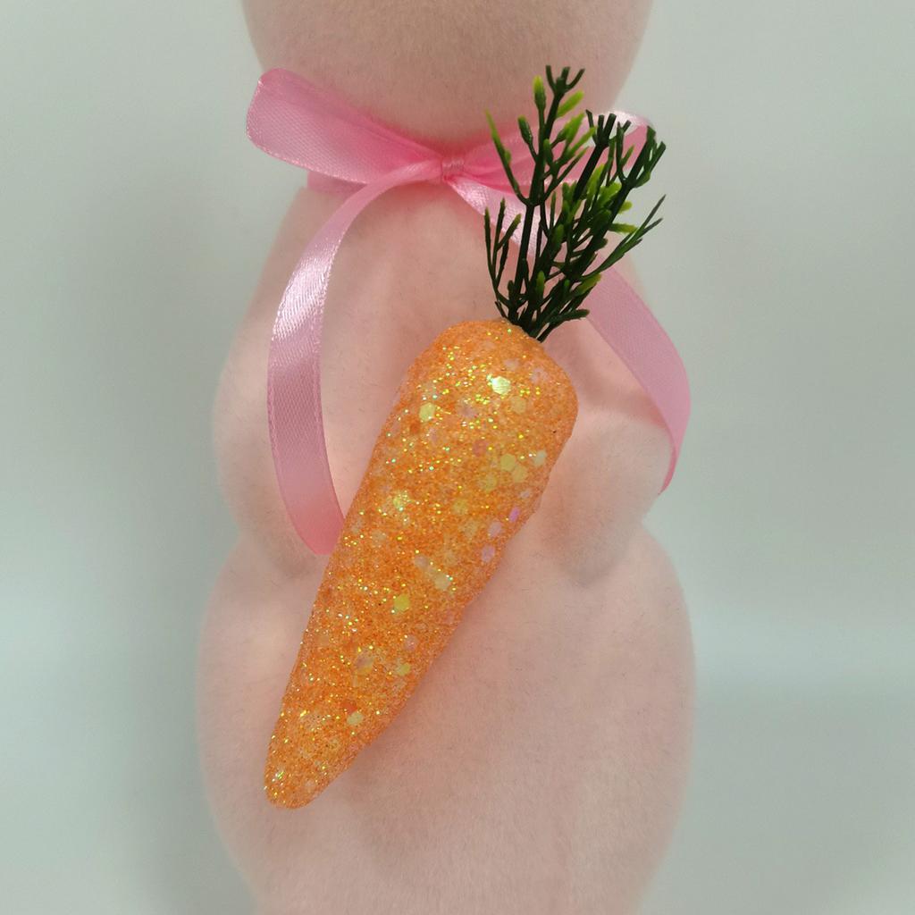 Velvet Easter Decoration, Spring Table Decoration, Central Display Item (indoor), Easter Family Party Decoration.