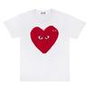 Popolare nuova versione giapponese di T-shirt per coppie Kawaku amore uomini e donne con la stessa stampa a maniche corte CDG gioca Baoling
