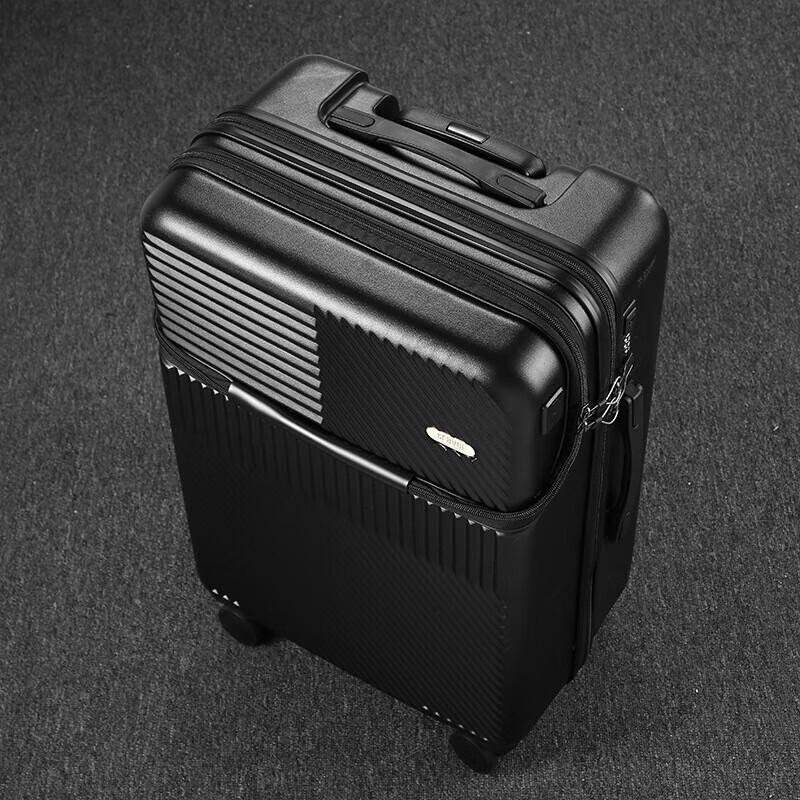 MIQELO 8026 Front-Opening Hardside Spinner Luggage