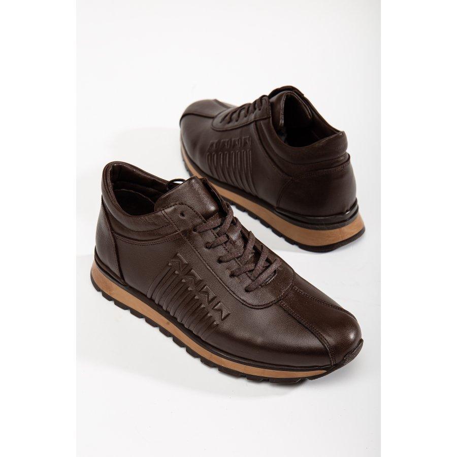 Men's Genuine Leather Casual Sports Shoes Sneakers