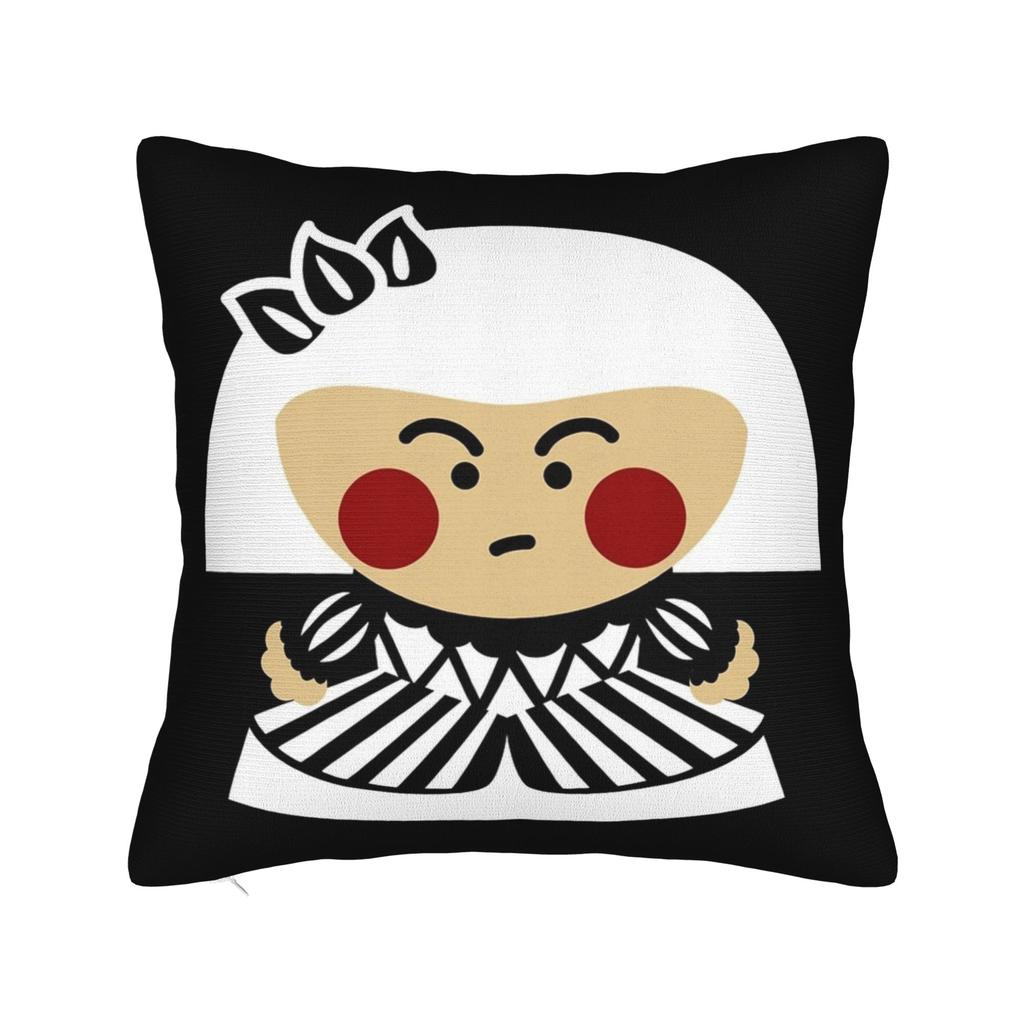 Las Meninas Velazquez Menina Pillowcase Printed Fabric Cushion Cover Decorations Cute Chibi Art Throw Pillow Case Cover Zippered