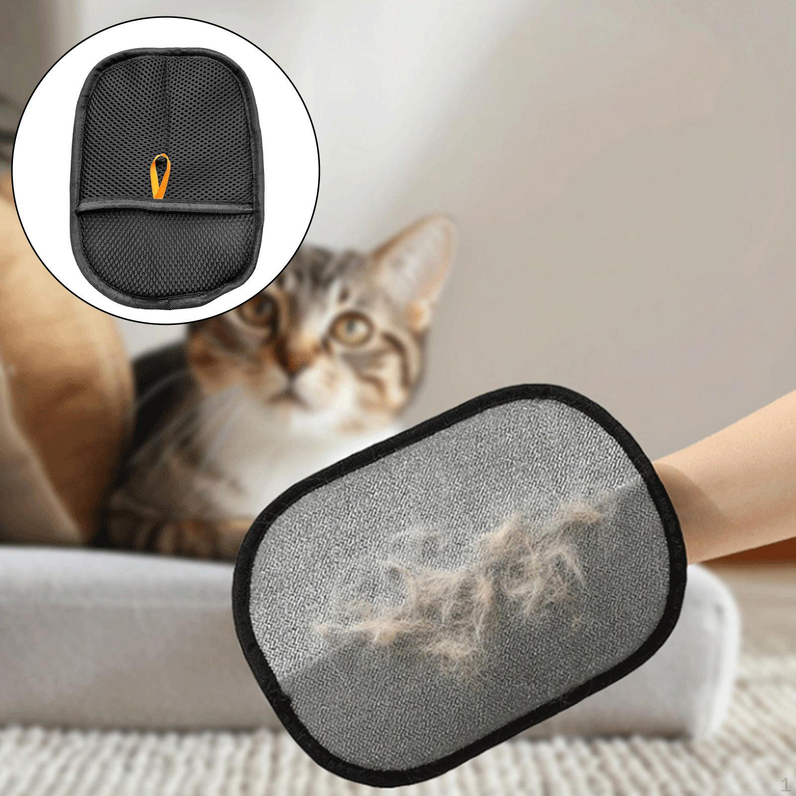 

Перчатка для удаления шерсти домашних животных, груминг, гибкая, многофункциональная, многоразовая щетка-удалитель для кошек