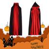 Devilish Halloween Vampire Hooded Cape For Adult And Kids Cosplay Costume