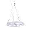 Plant Grow Light White 120 Beads 8W Full Spectrum Hanging Growing Lamp with 2H 4H 8H Timer 4 Dimmable Levels for Indoor