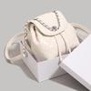 Niche Design Women's 2025 New Trendy Diamond Checkered Chain Bucket Bag High-end Texture Commuter Backpack Shoulder Bag