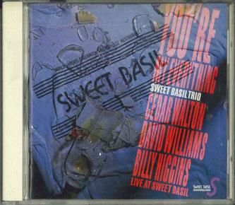 

CD SWEET BASIL TRIO - You Are My Everything APCZ8008 APOLLON Japan Jazz Used