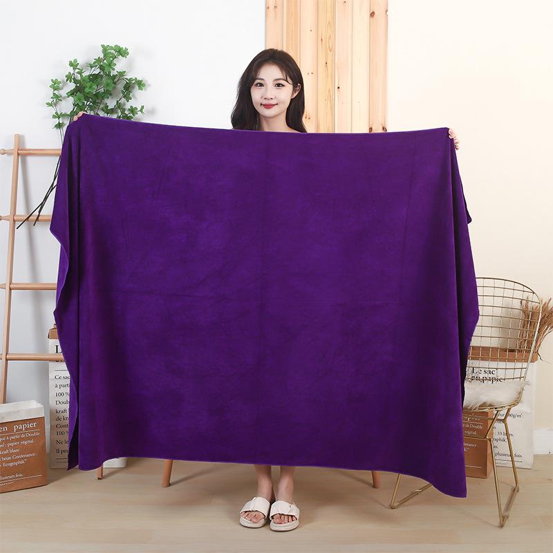 Large Absorbent Beauty Salon Towel: Ideal for Bath, Massage, or Spa, Personalized with Logo Options.